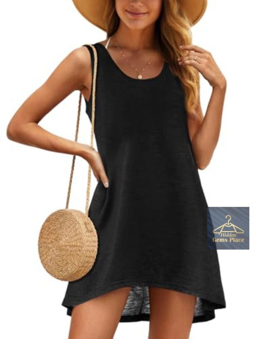 CHICGAL Swimsuit Coverup Sleeveless Beach Bathing Suit Cover Up